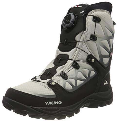 viking Unisex Constrictor Iii Boa Schneestiefel, Light Grey Black, 38 EU