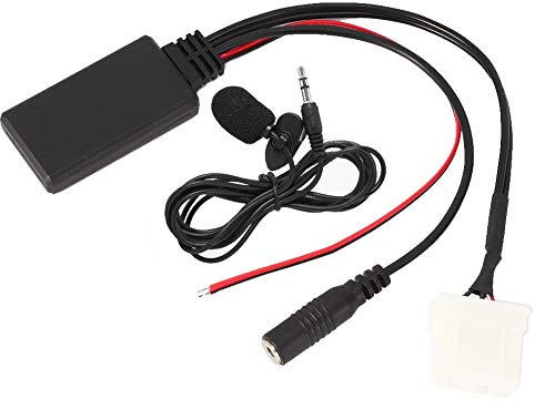 Kit Voiture Bluetooth, Adaptateur de câble d'entrée AUX Microphone Bluetooth 5.0 de Voiture adapté pour 2 3 5 6 Récepteur o sans Fil RX8 pour la Conversation Mains Libres et la Diffusion derx8 aux RX