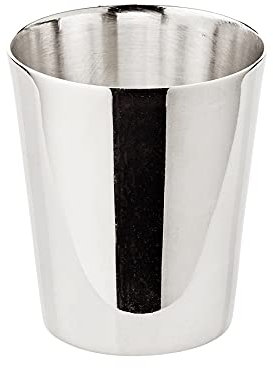 EDZARD Set di 4 bicchieri da grappa Boy, placcati in argento, altezza 4,5 cm, capacità 2 cl