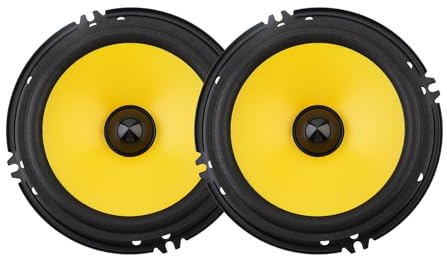 ePathChina 2 altavoces de audio para coche de frecuencia de rango completo, altavoces modificados ultrafinos de graves medios, instalación no destructiva (6 pulgadas)