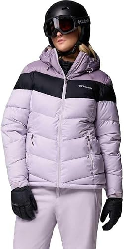 Columbia Women's Abbott Peak 2 Insulated Jacket, Ski Jacket, Lavender Pearl, Shale Purple, Black, XXL