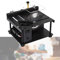 Potente mini sierra de mesa con motor para grabar, moler y pulir - Sierra circular multifuncional de escritorio para abrir agujeros - Herramienta profesional