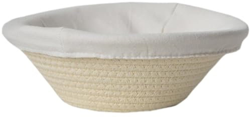 Cestino Da Lievitazione Rotondo, Cestino Da Lievitazione Pane Bannetons - Cestino Da Lievitazione In Rattan Con Rivestimento Lavabile, Ciotola Per Lievitazione Impasto, Accessori Per Cottura Pane