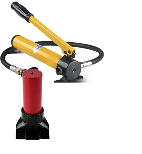 Genérico Breaker hidráulico for Puerta hidráulica abrelatas de la Puerta Rescate Herramientas de Rescate de Incendios hidráulicos 10 toneladas 100 mm con Bomba Manual