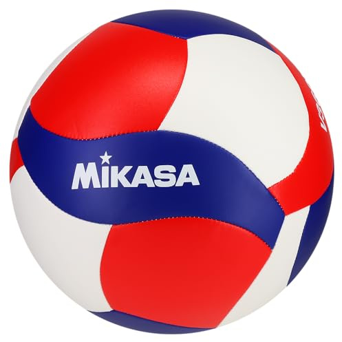 Mikasa V360W-USA Volleyball FIVB Approved for Practice and Recreation (Red/Blue/White)