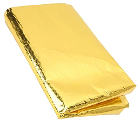 Kavolet Reflective Gold Heat Shield Wrap Tape, 80% Heat Reflecting, Suitable for Wires, Fuel Lines, Etc, 39 X 47in (Gold)