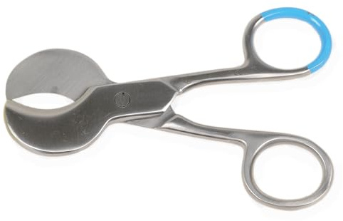 Gima 38835 Forbici Ombelicali Sterili, Rette, 10.5 cm, Modello Us, Confezione da 25