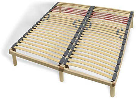 Sleepys Rete matrimoniale 160x200 ortopedica ed ergonomica in doghe di faggio, con portadoghe in Caucciù per una maggior elasticità e per garantire il corretto sostegno durante tutto il riposo.