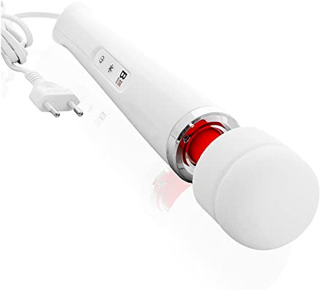 L'ORIGINALE di BuyAndFeelGood massaggiatore vibratori a bacchetta magica con 20 Vario/10 Velocità - Vibratore clitorideo per Lei con Stimolazione del Clitoride - bianco
