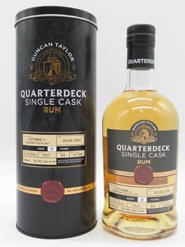 Duncan Taylor Quarterdeck Guyana Rum 2010-11 Year Old - 70cl