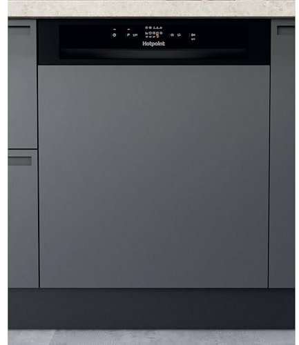 Hotpoint H3B L626 B UK Semi-Integrated 14 Place Settings Dishwasher - Black