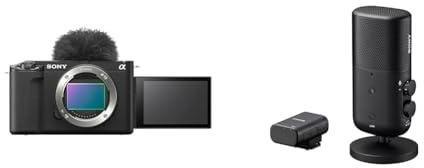 Sony ZV-E1 di Sony | Vlog camera full-frame con obiettivo intercambiabile + microfono ECM-S1