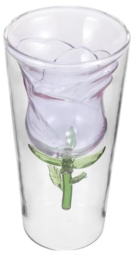 DECHOUS Multipurpose Rose Wine Glasses Cocktail Cup Red Wine Glass Party Accessory Stylish