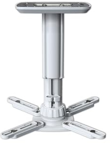 Jomard Universal Projector Ceiling Mount, Adjustable Height Extendable Arms, Ceiling Projector Mount for Home and Office