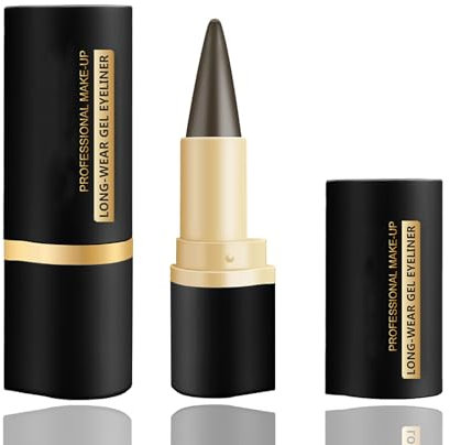 Eyeliner Marrone Pen, Penna per Eyeliner in Gel, Matita Occhi Resistente All'acqua, di Lunga Durata Crea un Look Occhi Deciso (Marrone)