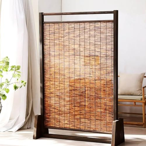 Tapparella di Bambù Avvolgibile- Cortina di Bamboo per Balcone- Tende Avvolgibili Romane Naturali- Tende a Rullo in Esterno Impermeabili- Cortina Decorative per Patio Esterno(140x180cm)