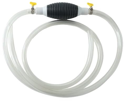 Manuelle Siphonpumpe, Benzinpumpe Handpumpe, Flüssigkeitssauger, Handpumpe Umfüllpumpe Benzinpumpe mit PVC Schlauch und Für Benzin, Diesel, Öl, Wasser, Aquarium (1M)
