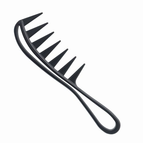 PARSA Beauty Lockenkamm für Damen & Herren – extrabreite Zahnung, ideal für Locken, Wellen & Afrohaar, antistatisch und haarschonend