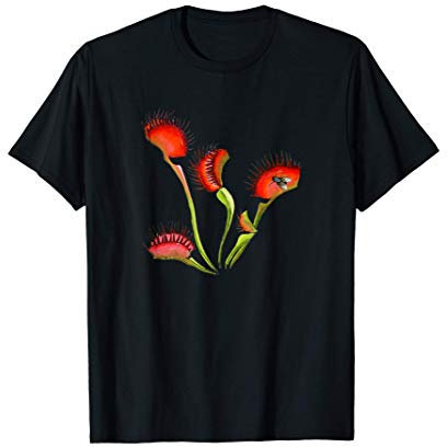 Camicia botanica Piante carnivore Venere Maglietta