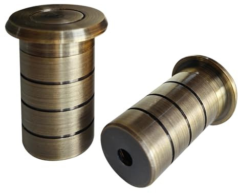 bjsdkff Cubierta a prueba de polvo para agujero de suelo, accesorios de perno de puerta, inserciones de bloqueo deslizante de seguridad, resorte de cobre a prueba de polvo, perno cilíndrico de