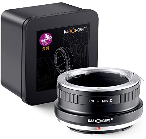 K&F CONCEPT Updated R L/R to NIK Z Adapter, Manual Lens Mount Adapter Compatible With Leic-a R-Series Lenses Compatible with NIK Z Mount Mirrorless Camera Body