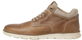 JACK & JONES Jfwglendale-Stivale in Pelle, Stivaletti Stringati Uomo, Marrone-Tobacco Brown, 42 EU