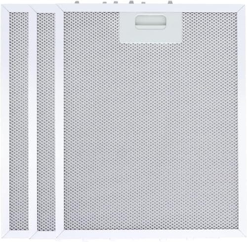 RYELDOM - Kit de 3 filtros antigrasa de metal 320 x 260 para campana extractora compatible con campana Teka