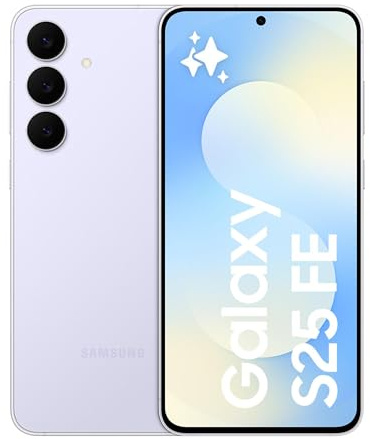 Samsung Galaxy S25 FE, AI Smartphone, Slim 7.4mm Frame, 6.7 FHD Display, 50MP Camera, Exynos 2400, 128GB Storage, 8GB Memory, 4900 mAh Battery, Icy Blue, 3 Year Samsung Extended Warranty (UK Version)