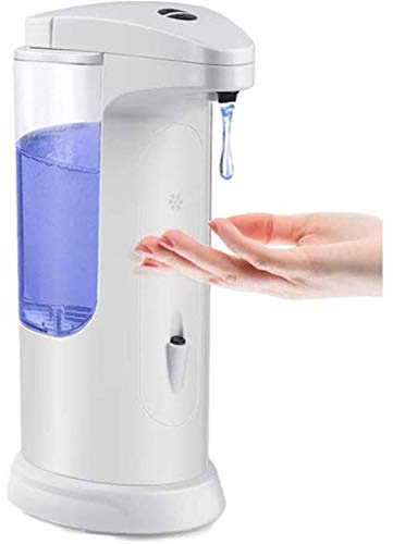 N/P Dispensador de jabón automático con Sensor de Movimiento infrarrojo Base Impermeable Interruptor Ajustable Adecuado Baño Cocina Hotel Restaurante