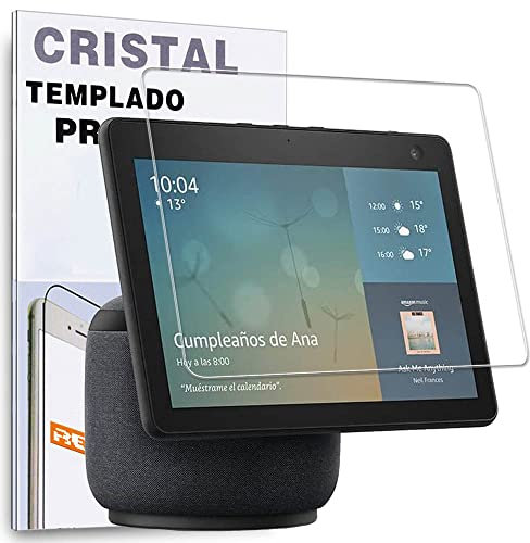 REY Pellicola salvaschermo per Echo Show 10 3ª Gen, Pellicole salvaschermo Vetro temperato, di qualità Premium Echo