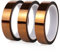 BOMEI PACK 3 Pcs 20mmx33m Polyimid film Tape Hohe Temp Klebeband 3D Drucker Hitzebeständiges Tape Polyimid Elektronik Isolierband