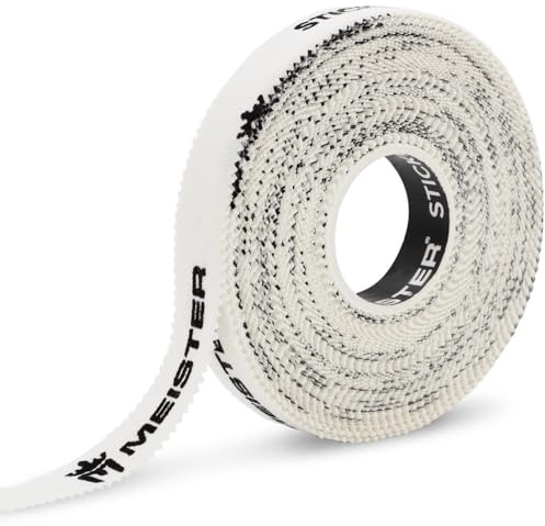 Meister StickElite - Fascia atletica professionale porosa per dita e dita dei piedi, 15 yd x 1/2, 4 rotoli