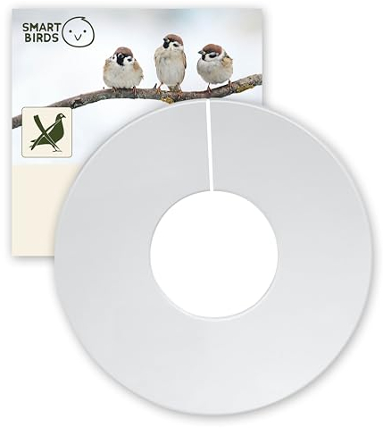 SWISSINNO Grossvogel-Abwehr Ring, um Tauben, Krähen und andere unerwünschte große Vögel daran zu hindern, kleinere Vögel zu vertreiben, geeignet für SMART Birds Futterspender Davos & Geneva