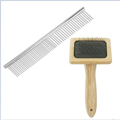 Jrifedptry Set di 2 pettini per macramè, in acciaio inox, per lavori a maglia, cordini, macramè, ganci per piante da appendere alla parete