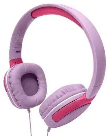 Celly, Auriculares con Cable para niños, micrófono Integrado, Diadema Ajustable, compatibles con Dispositivos auxiliares, Jack de 3,5 mm, Color Rosa