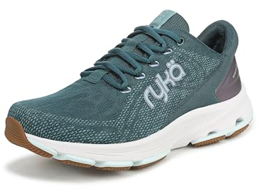 Ryka Women's Devotion X Walking Shoes Dark Sea Green Mesh Fabric 12 W