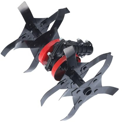 Disc Harrow, arado para cortadora de césped - Rueda de deshierbe de barra eficiente - Calificadores de césped resistentes a la erosión Abandonando la rueda para Garden Farm Orchard Field Soil