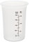 Städter Messbecher ca. ø 8 cm/H 11 cm Transparent Siliko, Silikon