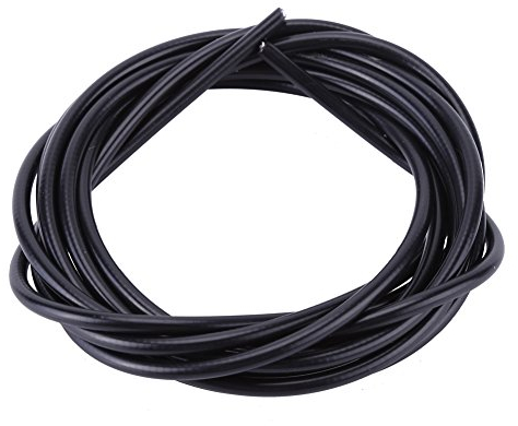 VGEBY1 Bremszugh¨¹lle, Reparatursatz H¨¹lle f¨¹r Bunte Brems und Schaltwerke, mit Endkappen f¨¹r Vorderbremse und Hinterradbremse, Schwarz f¨¹r Automobile und Motorradbremsen