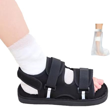 DEEYOTA Post Op Shoe for Broken Foot,Adjustable Medical Walking Boots,Fracture Shoes,for Foot Injuries,Postoperative,Orthopedic Rehabilitation Cast Shoes for Fractures and Sprains-Left or Right