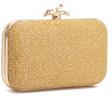 Freiesoldaten Mujeres Paja Bolso de noche Bolso tejido a mano Bolso Boda Fiesta Playa de verano Bolso Crossbody