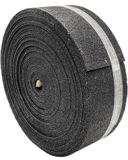 MISTERKANISTER - Rollo de granulado de goma, almohadillas para terraza, base de granulado de goma, alfombrilla de protección para edificios, rollo de almohadillas para terraza, perfil de Legars, goma