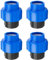 Wzzy Gurden PE Rohr 25mm Endstück: Verschluss-Stück für Gardena Verlegerohr, Rohrverbindung 25 mm, Quick&Easy Verbindungstechnik, kompatibel mit Gardena Verlegerohre, werkzeuglose Montage
