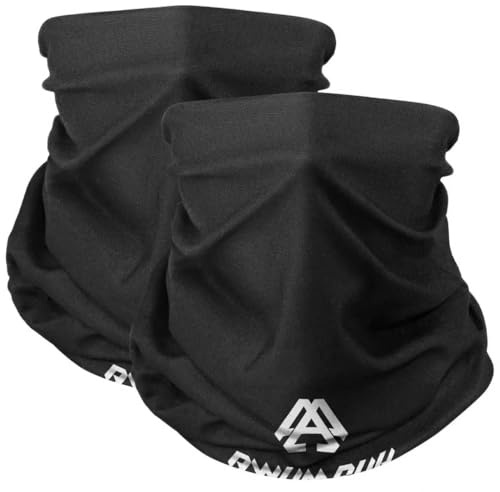 Awumbuk Multifunktionell Halsduk, Svart Ansiktsmask, Canvas Material