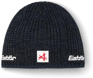 Eisbär Mütze Herren Rene Ski Austria Blau - Merino Wintermütze für Männer - mit Fleece schützt vor Kälte und Wind - Strickmütze warme Beanie weiche Bequeme Herrenmütze Haube aus Österreich