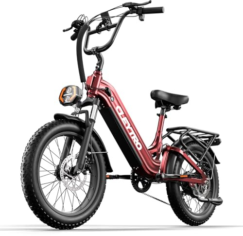 Bicicleta eléctrica CLEYTRO, bicicleta de montaña de 20 pulgadas, batería de litio de 48V 15.6Ah, autonomía máxima de 40-100 kilómetros, suspensión total, 7 velocidades, bicicleta de cercanías unisex.