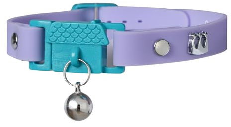 Kittyrama Katzen und Kätzchenhalsbänder. Wie in Vogue gesehen. Preisgekrönt. Vom Tierarzt genehmigt. Breakaway, hypoallergen, bequem und weich. Mauve. Andere Stile verfügbar