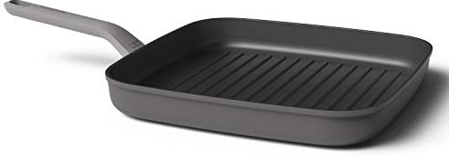 Berghoff 3950177 Nonstick Induction Grill Pan, 28 cm Lightweight Aluminum
