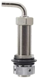 Violiica Coude de tige de bière en acier inoxydable 304 555 mm 75 mm 100 mm 130 mm pour robinets de brassage maison pièces de Kegerator avec kit d'installation complet