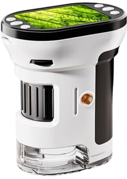 Microscopio electrónico Digital portátil 1000X for niños, Ideal for observar Plantas y Animales. microscopi portatil